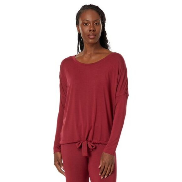 Eberjey Gisele TENCEL™ Modal Slouchy PJ Set – Cabernet - Picture 3 of 5